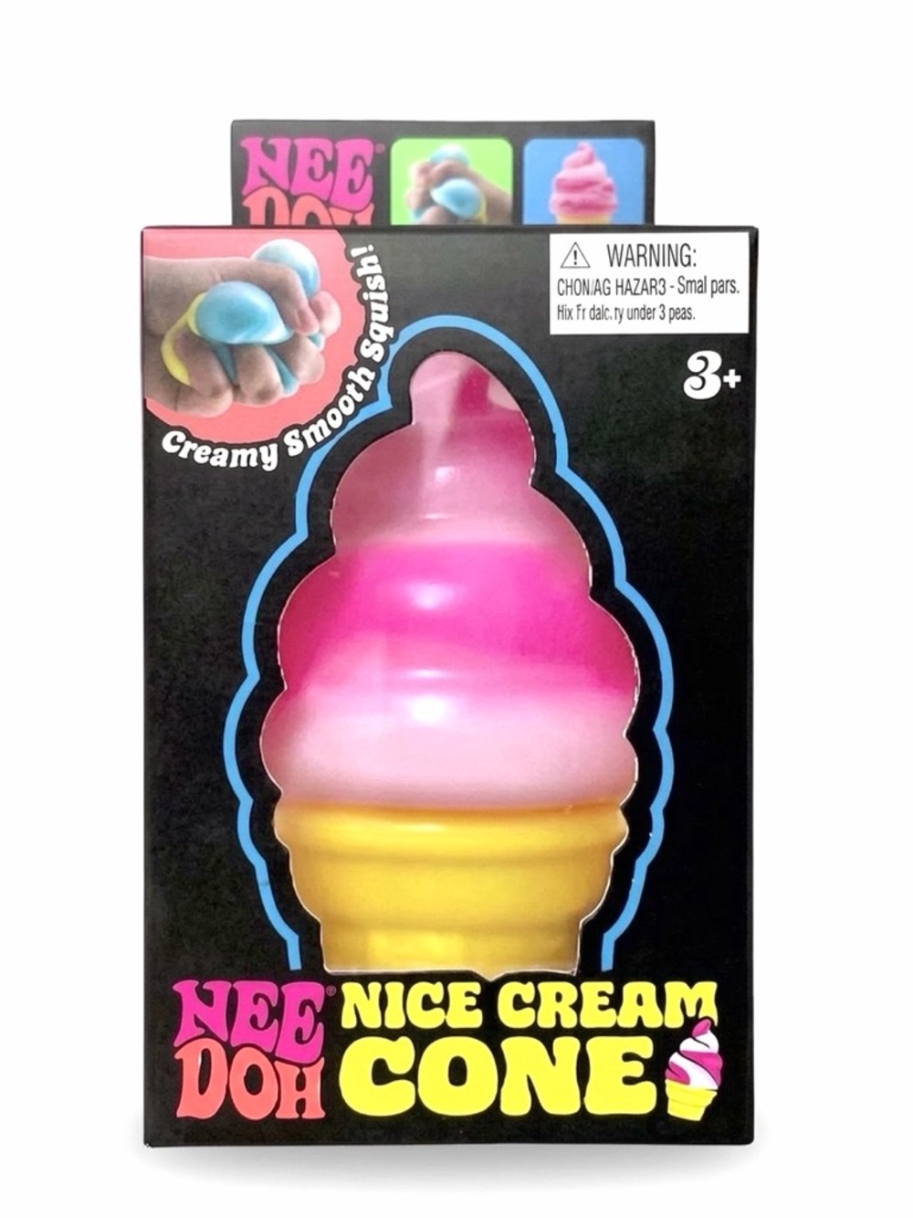 NEE DOH Nice cream cone PINK Ice Cream Cone Viral Authentic NeeDoh NEW Sealed